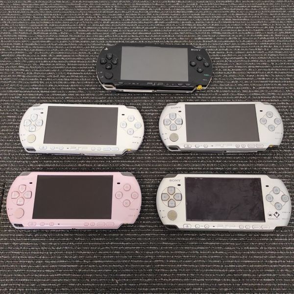 K-P607-△ SONY ソニー PSP 本体5点 ソフト47点 まとめセット PSP-3000 PSP-1000 モンハン スパロボ キンハー パワプロ メタルギア 他②_画像2