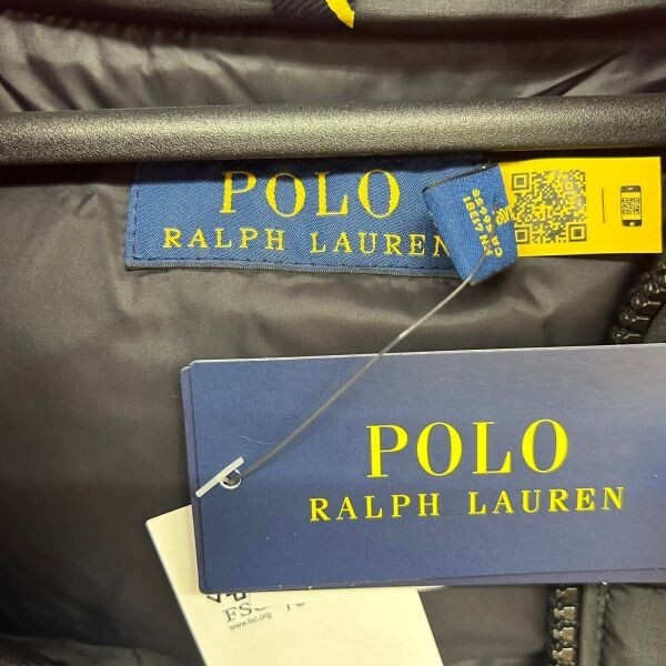 K-P001-O46-42 Polo Ralph Lauren ポロ ラルフローレン ダウンジャケット 黒/ブラック アウター US SIZE Lサイズ タグ付き②_画像3