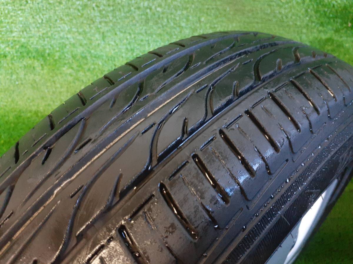 ダンロップ EC202 145/80R13 ダイハツ ホイール 13×4J 夏タイヤ付4本 軽自動車に 中古 売切!!_画像7