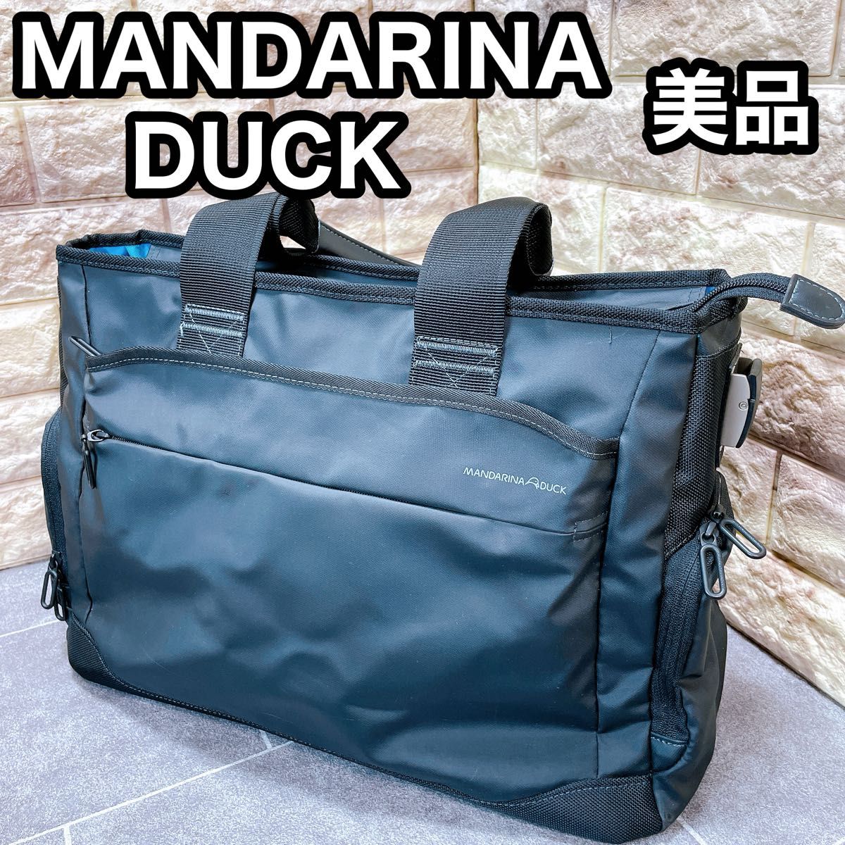 極美品】マンダリナダック トートバッグ 2way ACEコラボ 極美品】マンダリナダック トートバッグ 2way ACEコラボ