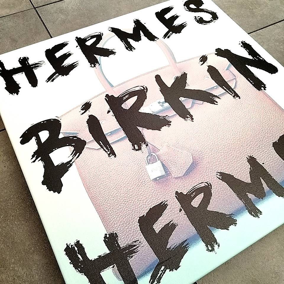 g2402071 アートパネル オマージュ HERMES BIRKIN エルメス バーキン アート 壁掛け パネル インテリア