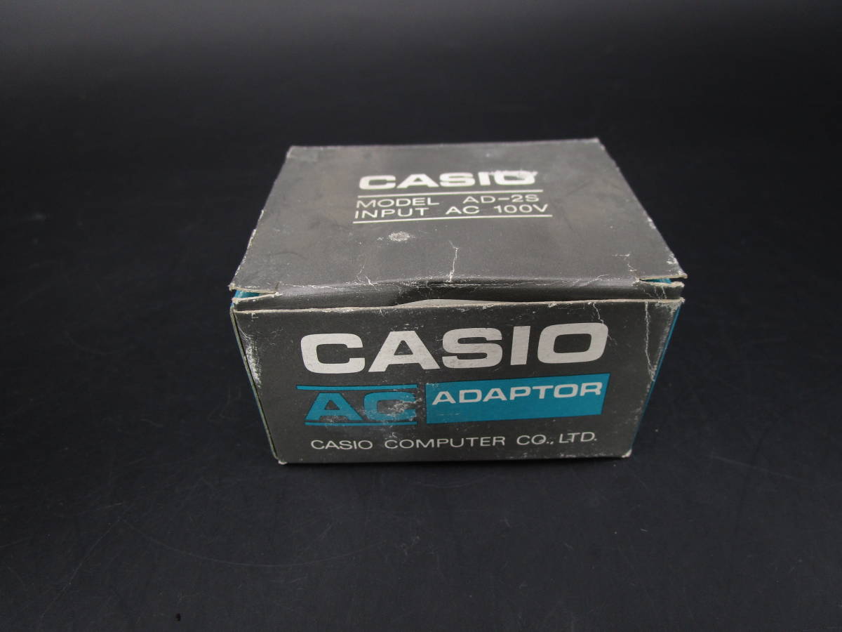  repeated prompt decision Showa Retro records out of production Casio original AC adaptor AD-2S unused calculator count machine 1970 period 1980 period postage 350 jpy (HNGT