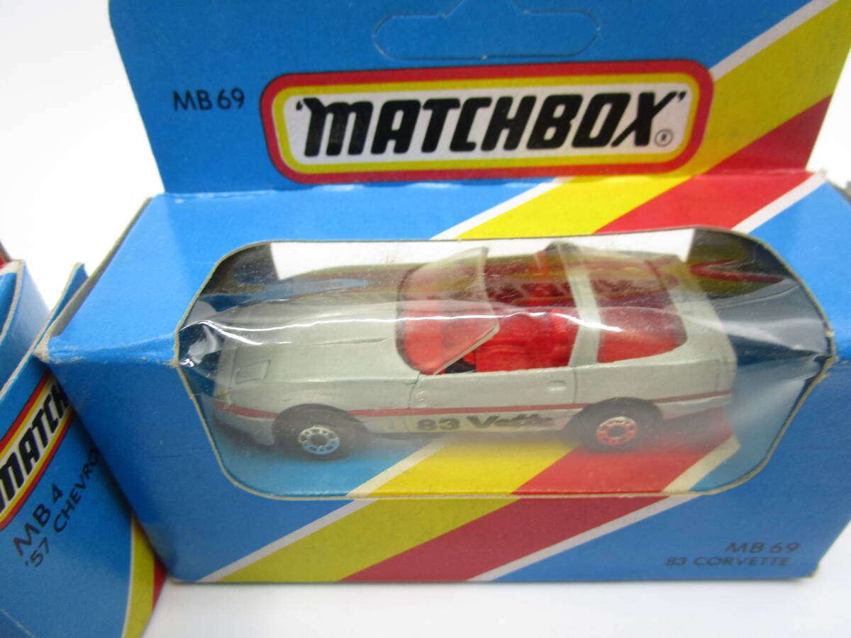 マッチボックス　MATCH BOX ミニカー　MB　83 コルベット　57 T-BIRD　’57 シボレー　開封品　美品（FF5454_画像5