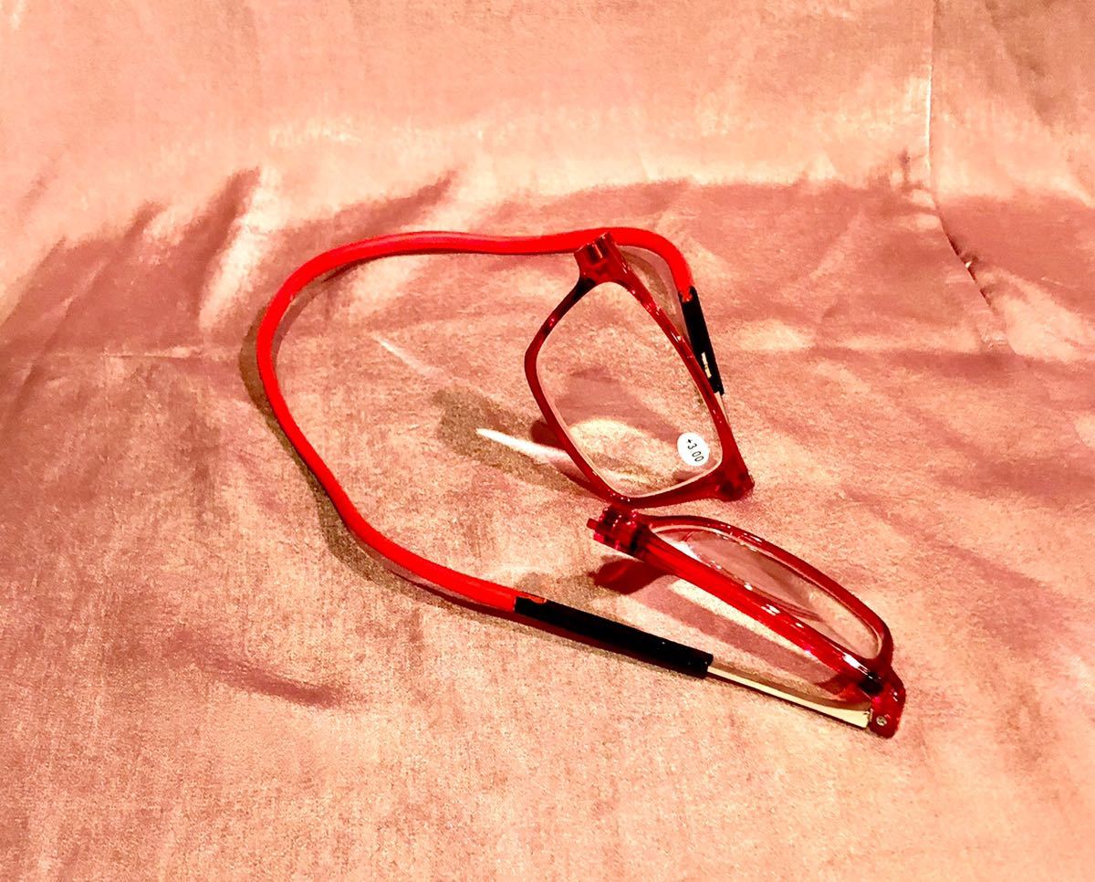 リーディンググラス シニア　老眼鏡　拡大鏡　マグネット　折りたたみ　携帯用_画像7