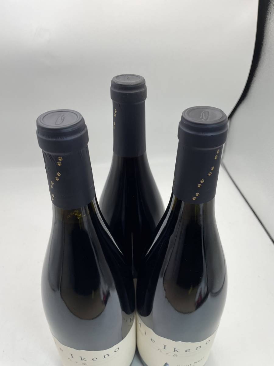 【1758】3本セット ドメーヌ ミエ イケノ MIE IKENO 八ヶ岳 メルロー 2016 2020 2021 ワイン 750ｍｌ 12%の画像5