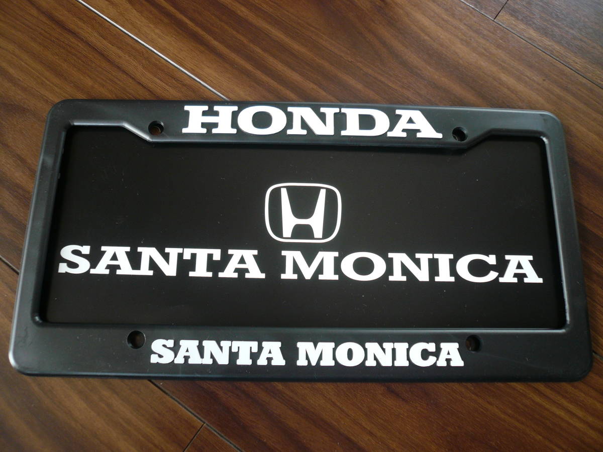 ◆◇新品ＵＳホンダ非売品【HONDA】北米ライセンスフレームS/M限定◇◆_Honda Santa Monica