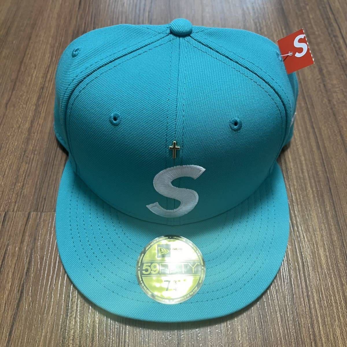 【新品 ティールXXL 3/4 24SS Gold Cross S Logo New Era】 ニューエラ script box logo rip metallic money beanie tiffany mlb teams