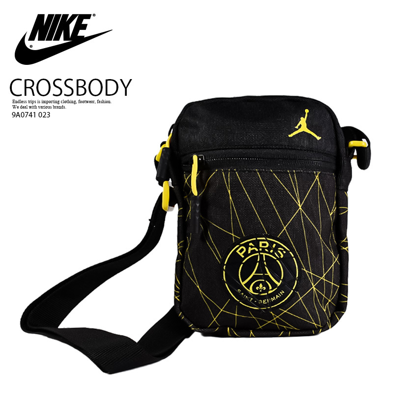 ■新品■NIKE/ナイキ■JORDAN PSG FESTIVAL BAG ジョーダン パリサンジェルマン フェスティバル バッグ■ショルダー■ブラック■9A0741_画像1