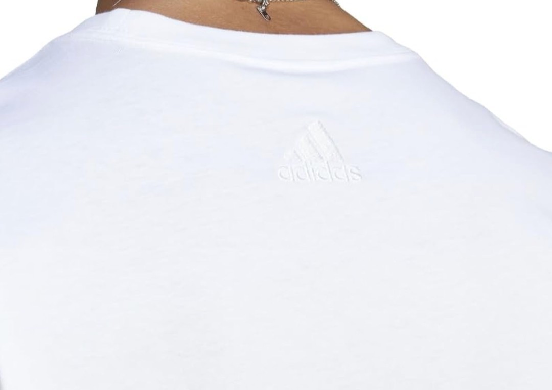 [ новый товар S белый с биркой ] adidas Adidas большой Logo Esse n автомобиль ruz футболка с длинным рукавом long T IC9309