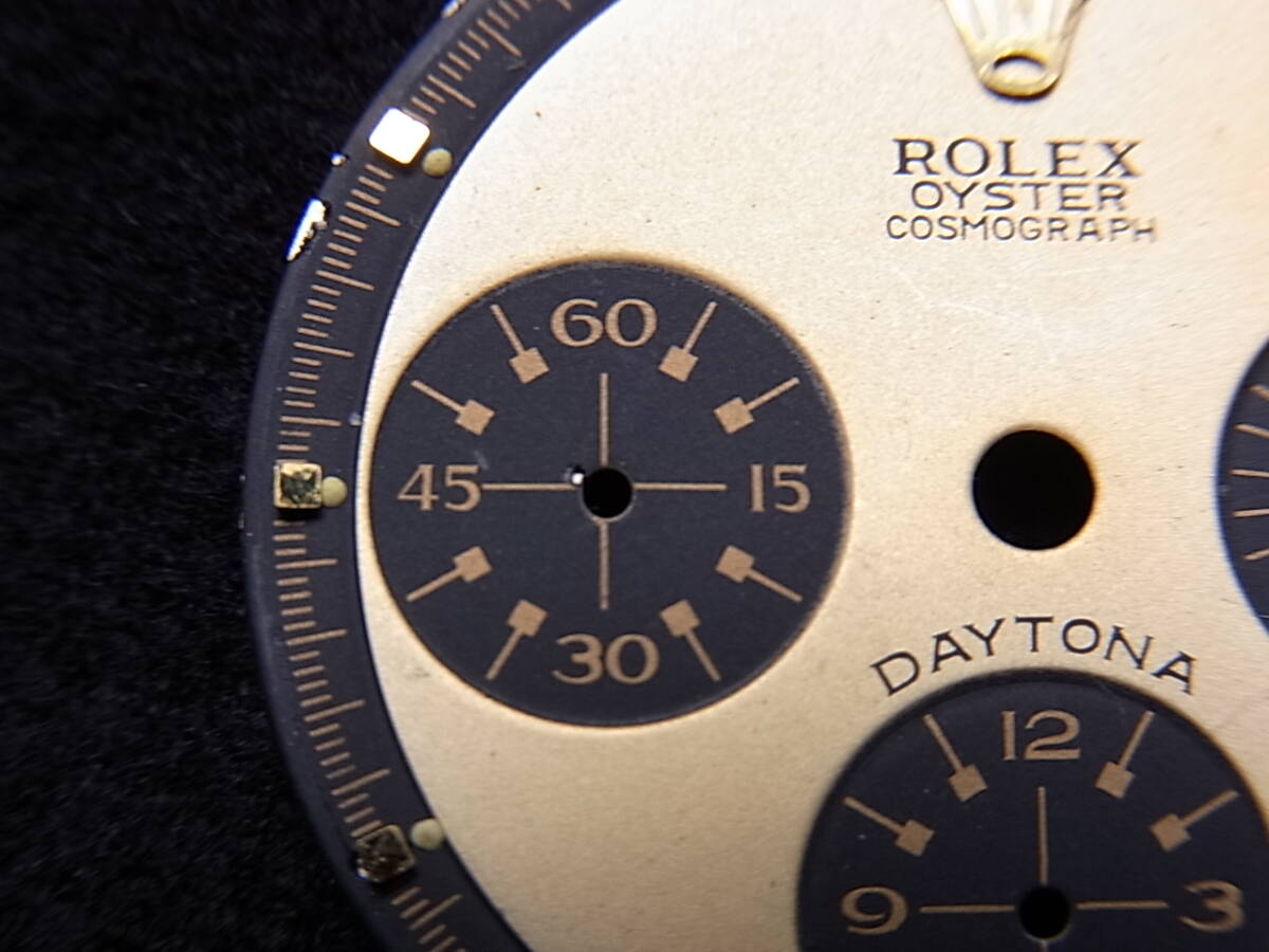 singerジンガー製　ポールニューマン・ダイアル　6263 Daytona Paul Newman Gold Dial_画像6