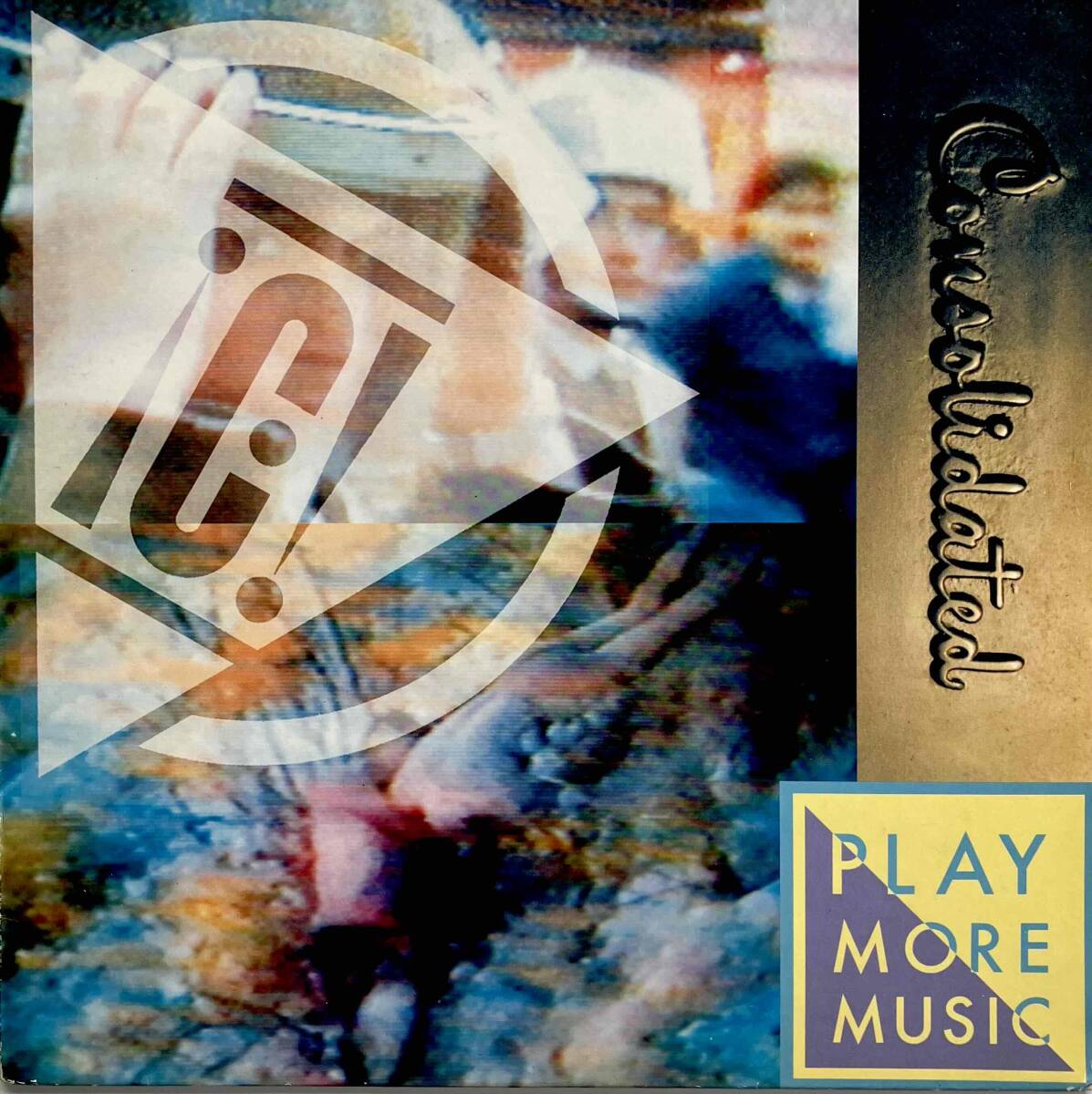 Consolidated / Play More Music 【LP】1992 / EU / Nettwerk Europe / NET 040 / 検索： 333yen vinyl_画像1