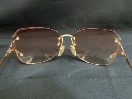  bell solar Belle Sola 5043 sunglasses 62*14-135 frame gold group lens pink series body only used #