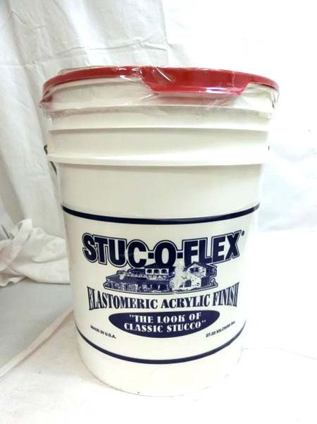 スタッコフレックス STUC-O-FLEX ファイン FINE SJ-307 ホワイト 塗り壁 外壁 内壁 壁材 美品中古 ■7の画像1