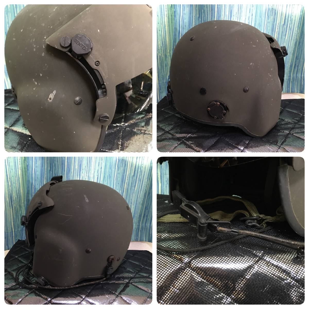 Gentex HGU-56/P Pilot helmet search ) jet worn the US armed forces navy land army military 