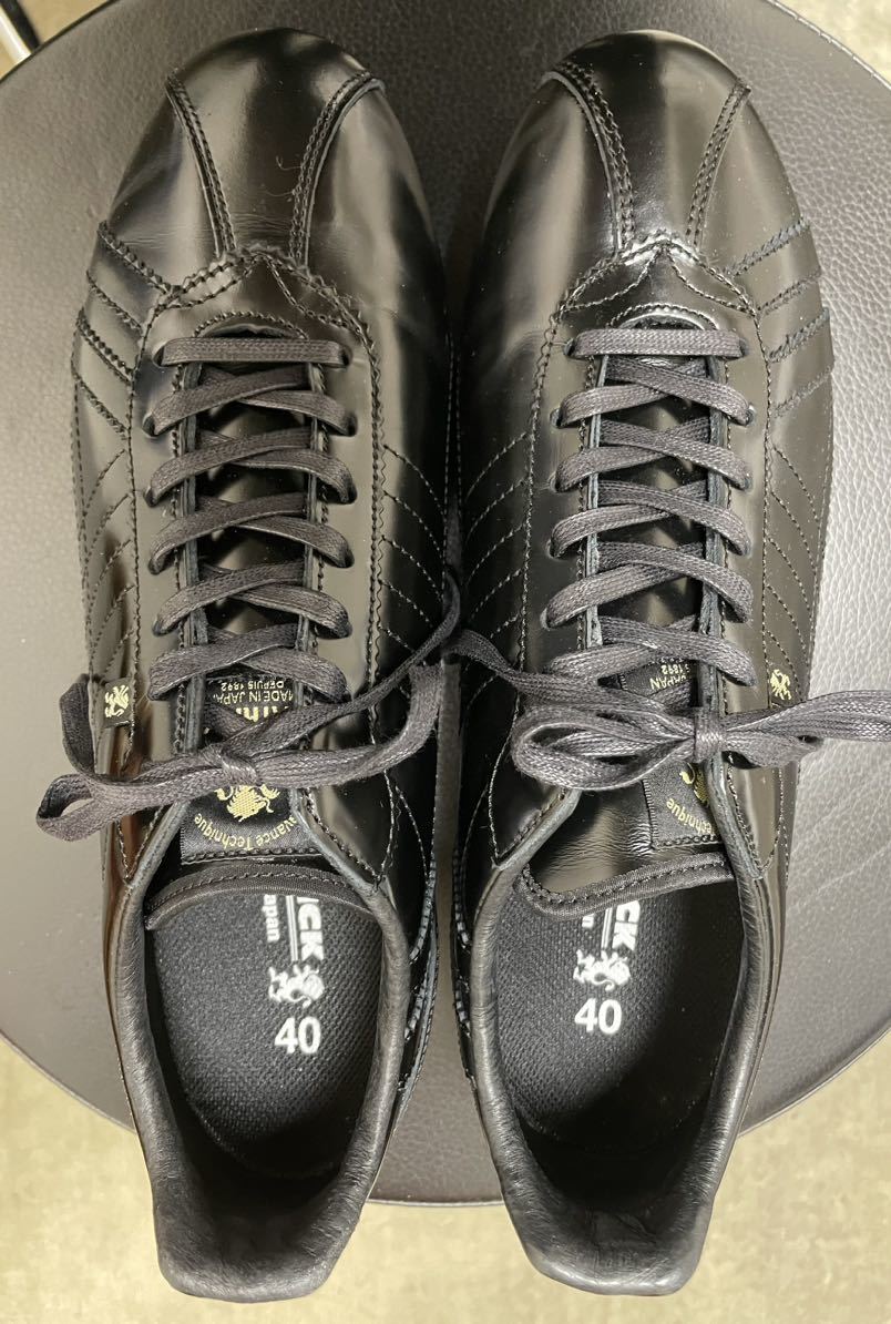 (1回のみ使用)パトリック PATRICK シュリー ラグジュアリー SULLY-FM/LX メンズ スニーカー ビジネス 日本製 靴 BLKブラック系 [26529] 40_画像2