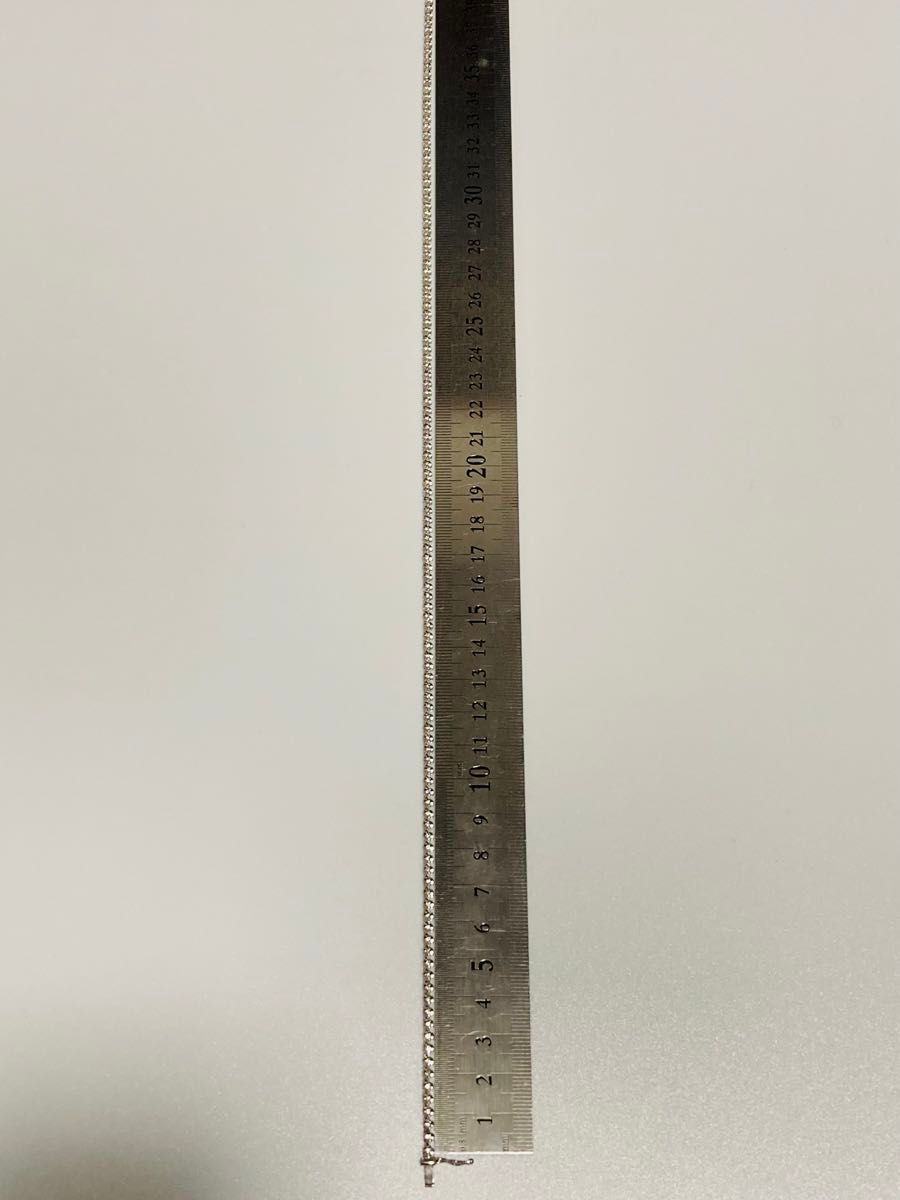 ★断捨離中★ほぼ未使用★Pt パヴェダイヤ　テニスネックレス　約20.6g 約42.0cm