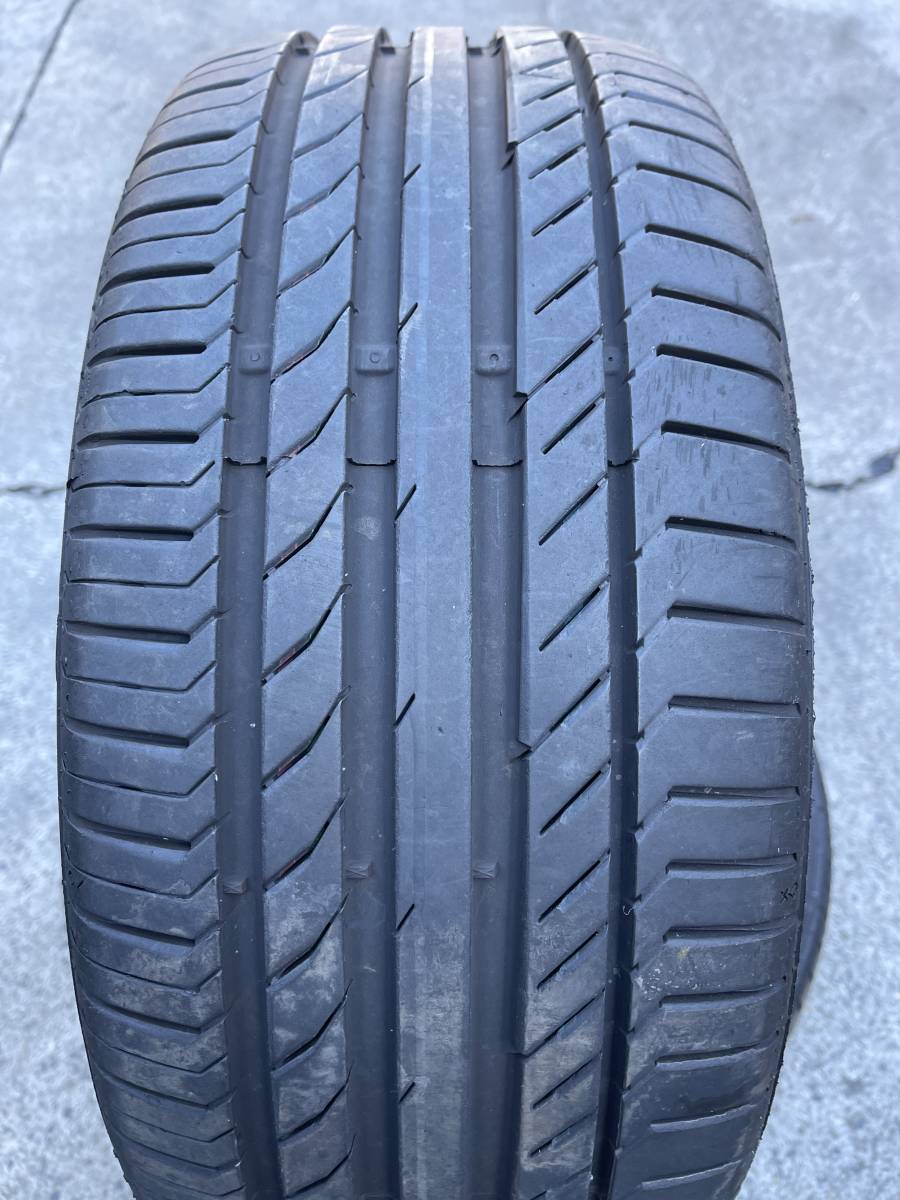 225/45R17 2021年 バリ山　2本　CONTINENTAL CONTACT5 コンチネンタル_画像2