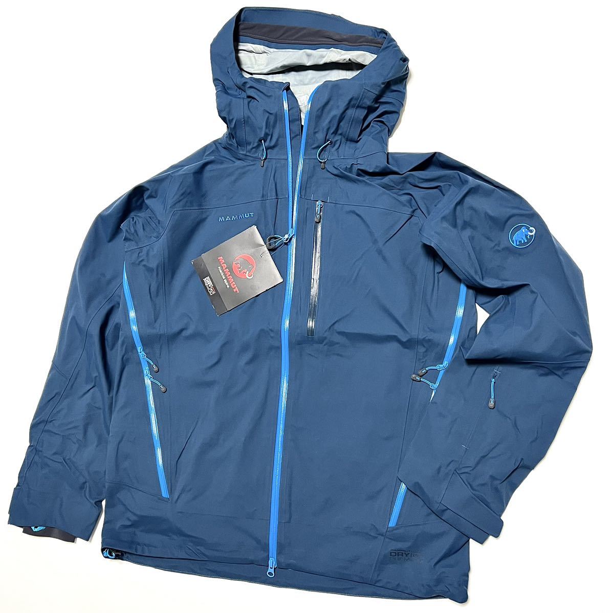 新品 マムート Alvier Tour HS Hooded Jacket Men アルビエール ツアー ジャケット 紺 防水 MAMMUT スキー スノーボード ウェア 雪 スノー