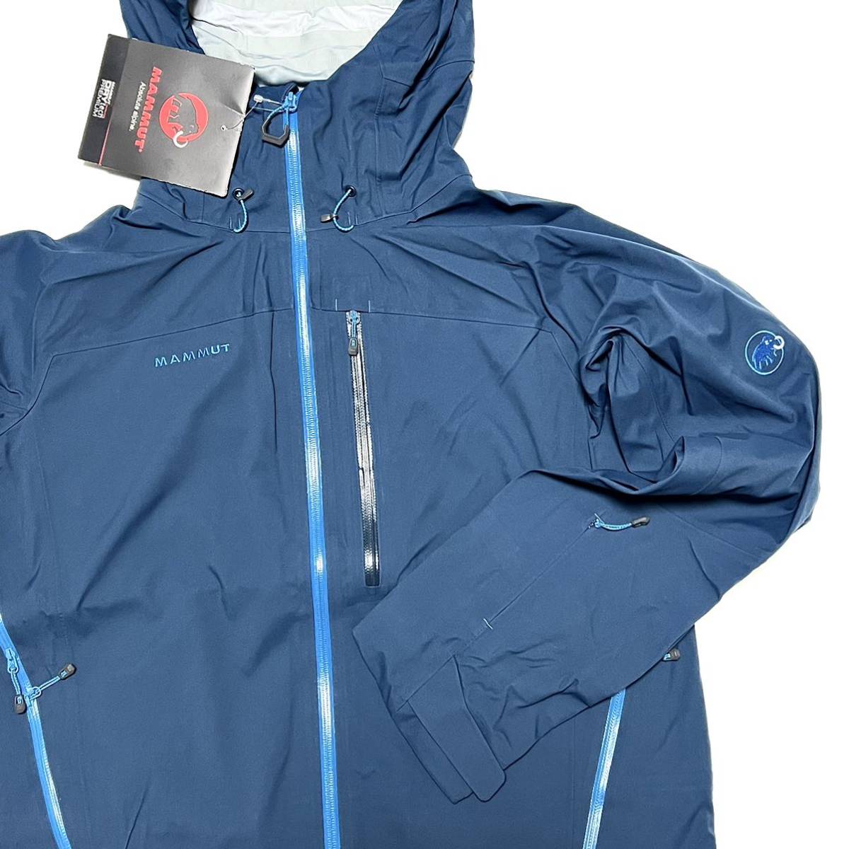 新品 マムート Alvier Tour HS Hooded Jacket Men アルビエール ツアー ジャケット 紺 防水 MAMMUT スキー スノーボード ウェア 雪 スノー