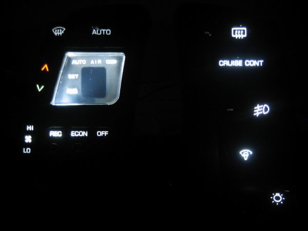 Z32 フェアレディＺ デジタルエアコン照明用 LED 1台分セット！ クルーズ有り用 ホワイト_画像1
