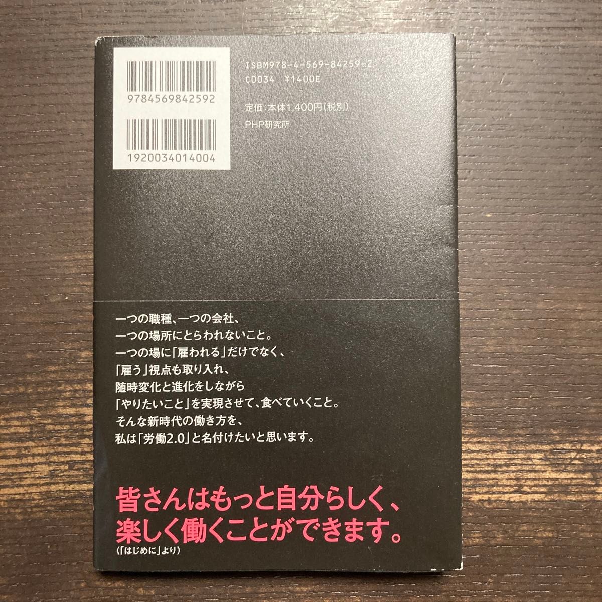 労働２．０　やりたいことして、食べていく 中田敦彦／著