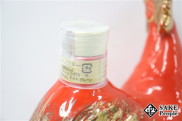 ◇1円～ サントリー ローヤル 15年 2005 干支ボトル 酉歳 陶器 600ml 43％ ジャパニーズ_画像9