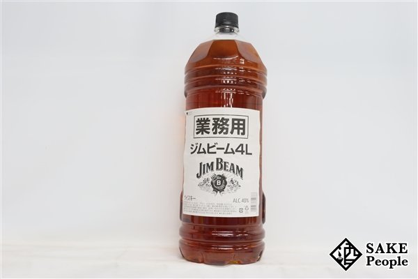 ◇1円～ サントリー ジムビーム 業務用 4000ml 40％ バーボン_画像1