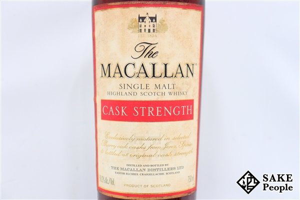 ◇注目! ザ・マッカラン カスクストレングス 旧ボトル 750ml 58.2％ スコッチ_画像2