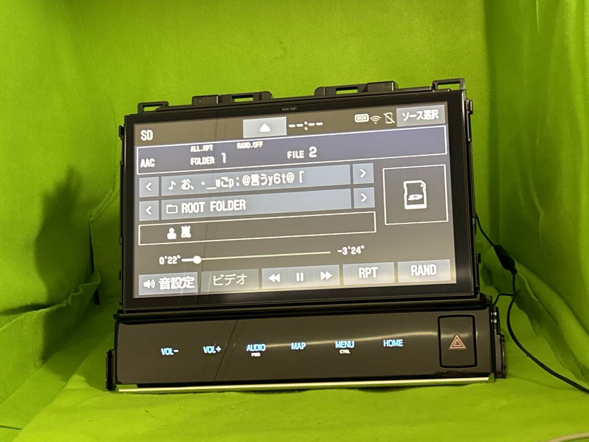 美品 NSZN-Z68T 地図更新2021年12月 トヨタ純正10インチナビ　Bluetooth対応　動作品保証付 アルファード・ヴェルファイア専用ナビ SP252_画像5
