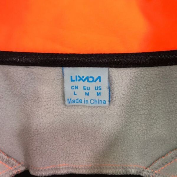 [KWT591] LIXADA. manner cycling jacket orange × black lady's L 80