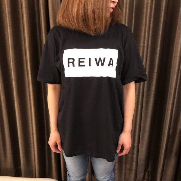 枚数限定☆REIWA ボックスロゴ Tシャツ BLACK XLサイズ_画像3