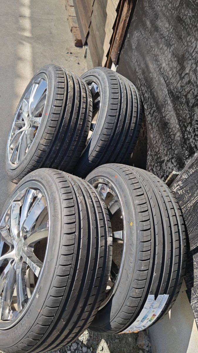 Weds Kranzeクレンツェ ヴィシュヌ 19インチタイヤ新品　8JJ+435穴PCD114.3 深リム 225／40R19 タイヤ&ホイール4本セット_画像2