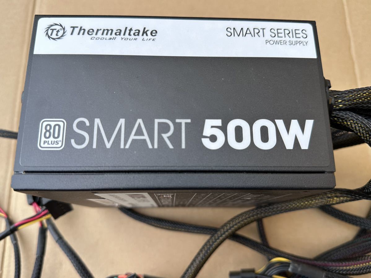 【中古】Thermaltake SMART 500W SP-500AH2NKW ATX電源 電源ユニット A1-06_画像3