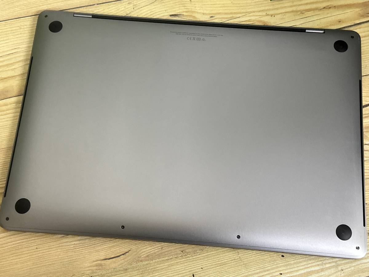 【良品♪】MacBook Pro 2019[Core i9 9980HK 2.4GHz/RAM:32GB/SSD:1024GB(1TB)/16インチ/タッチバー]Ventura スペースグレー 動作品_画像6