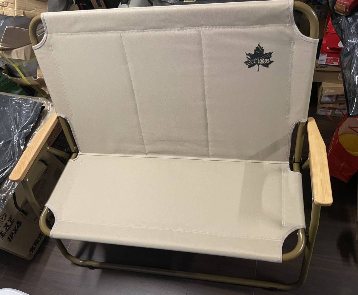 LOGOS Logos уличный стул кемпинг 2 человек .. локти класть имеется новый товар не использовался Tradcanvas стул for2( продажа 20 год память )