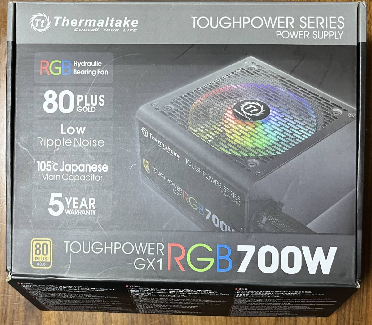 Thermaltake TOUGHPOWER GX1 RGB GOLD 700W PC電源 ATX電源 PS-TPD-0700NHFAGJ-1_画像1