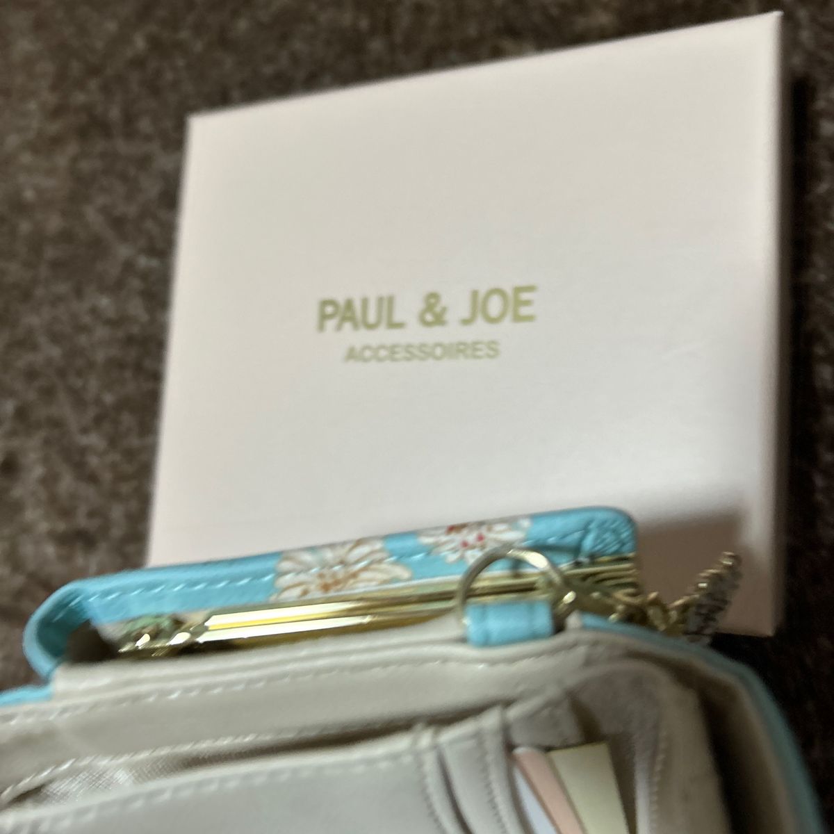 新品　ポール&ジョー　クリザンテーム  三つ折り財布　コンパクト財布　がま口