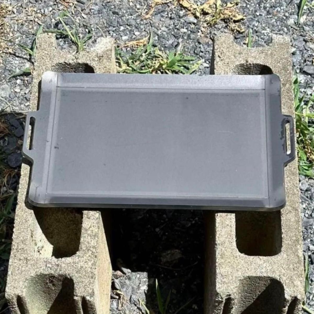 鉄板 4.５mm 250×430mm コールマン テーブルトップグリル 単品 黒皮鉄板 バーベキュー鉄板 アウトドア 極厚鉄板