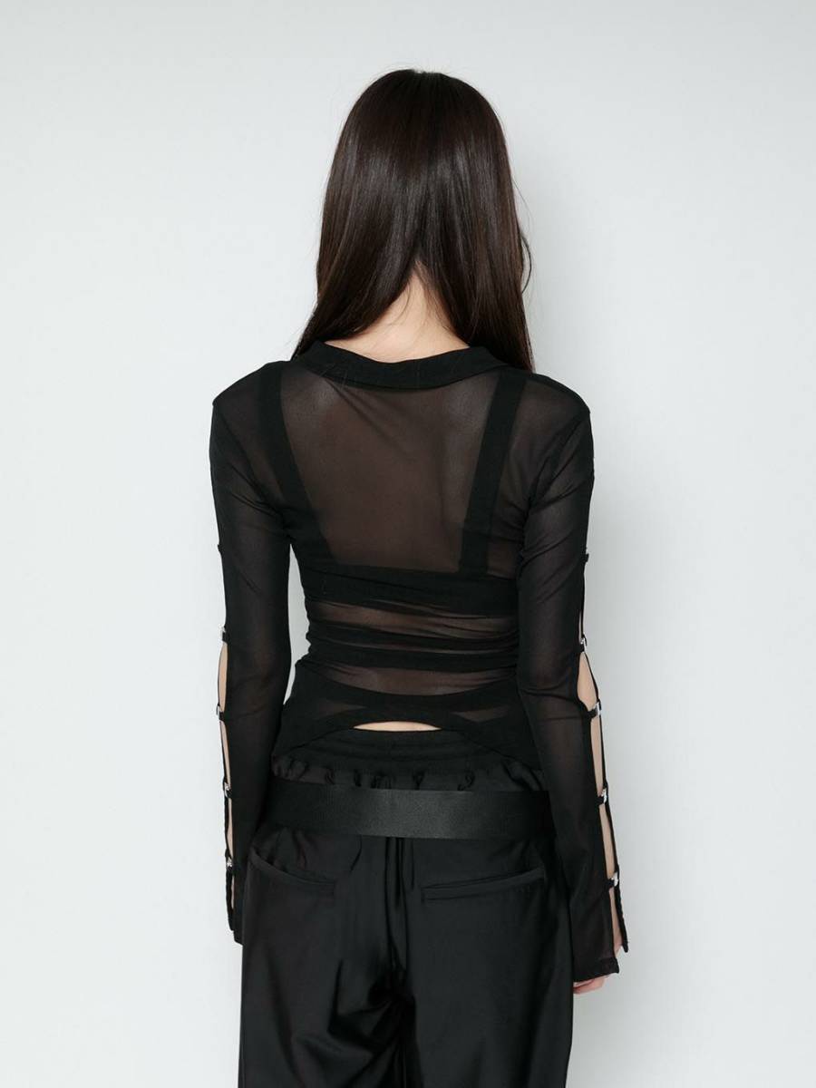 melt the lady sheer hook tops - トップス