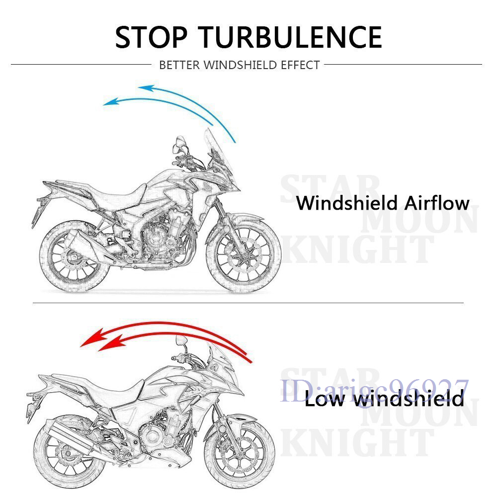 G387★オートバイアクセサリー風防フェアリングホンダ NC700X NC750X nc 750 700 × 2011 の 2015 2014 2013 20_画像5