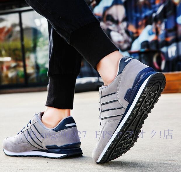 A5930* new goods on goods long-legged 26cm men's race up shoes casual sneakers ventilation comfortable .....24~27 2 color 