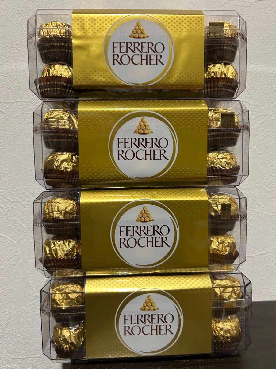 FERRERO ROCHER 4箱(30粒入り合計120個) チョコレート FERRERO ROCHER 4箱(30粒入り合計120個) チョコレート