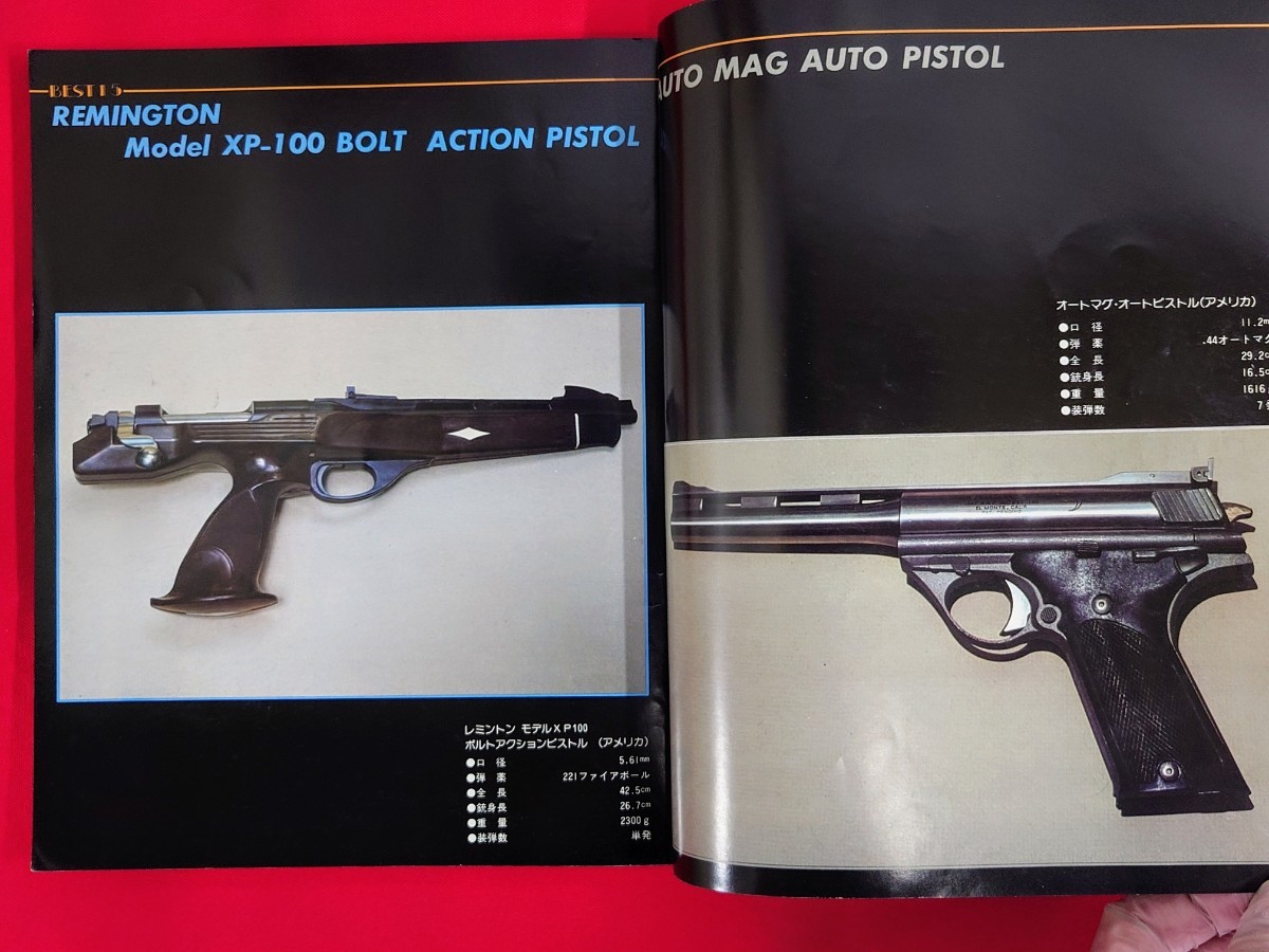 1978年 最新 拳銃大図鑑 豪華保存版 全140ページ 当時の拳銃や 1978年 最新 拳銃大図鑑 豪華保存版 全140ページ 当時の拳銃や