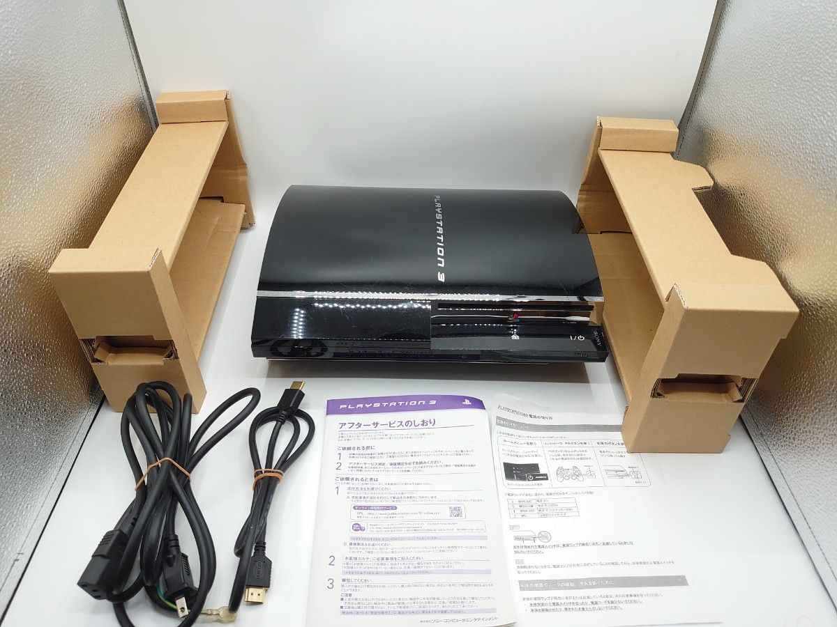 CECHA-00  初期型 ps3 本体　外箱付き SONY ブラック　ジャンク