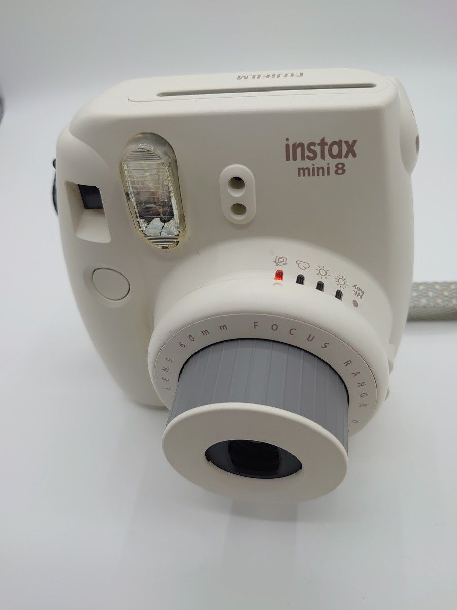 instax mini　8  ホワイト　インスタントカメラ チェキ　ジャンク