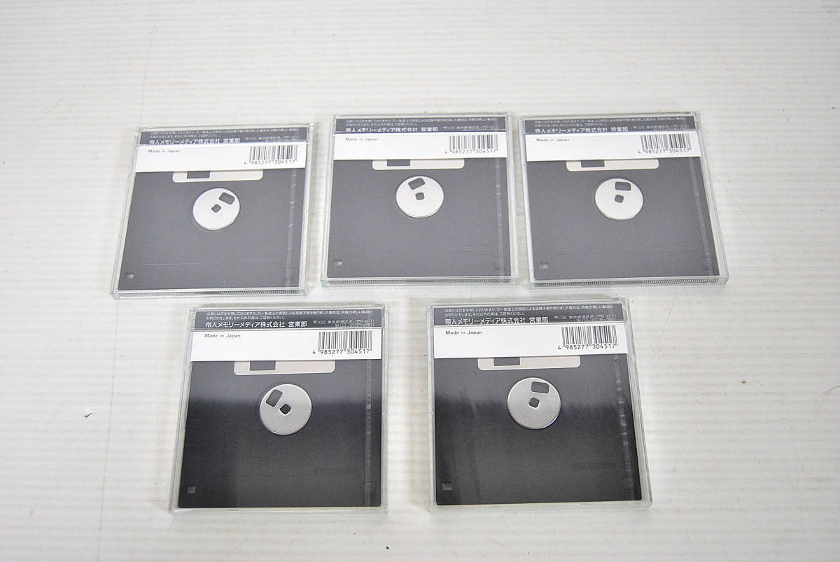 TEIJIN Micro Floppy Disk ( floppy disk ) MF2HD256 5 sheets unopened 