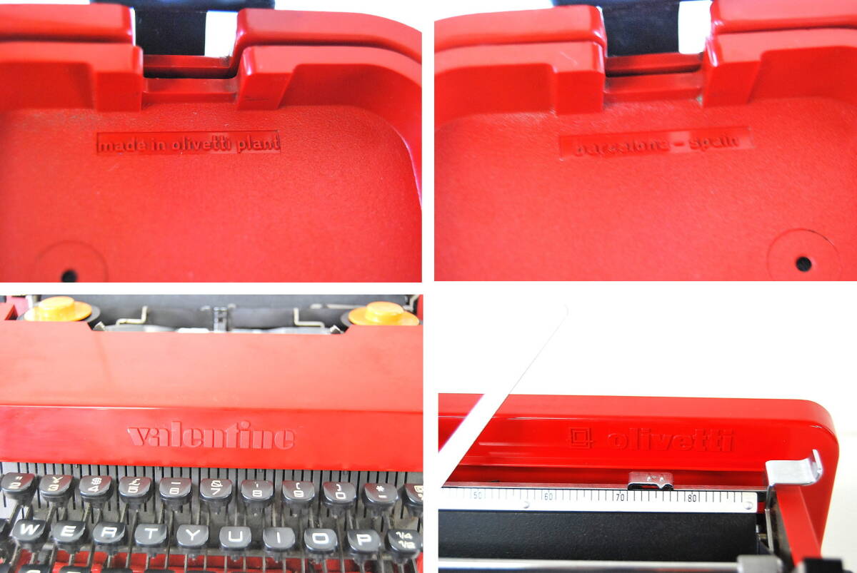 オリベッティ olivetti バレンタイン タイプライター 赤バケツ オリベッティタイプライター_画像9