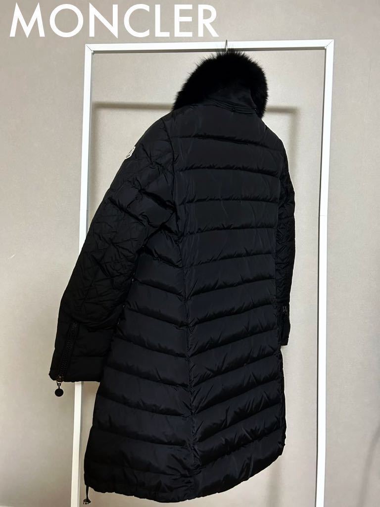 モンクレール★MONCLER★CHAMPS★ラクーンファー★size0★ブラック★正規品★美品_画像4