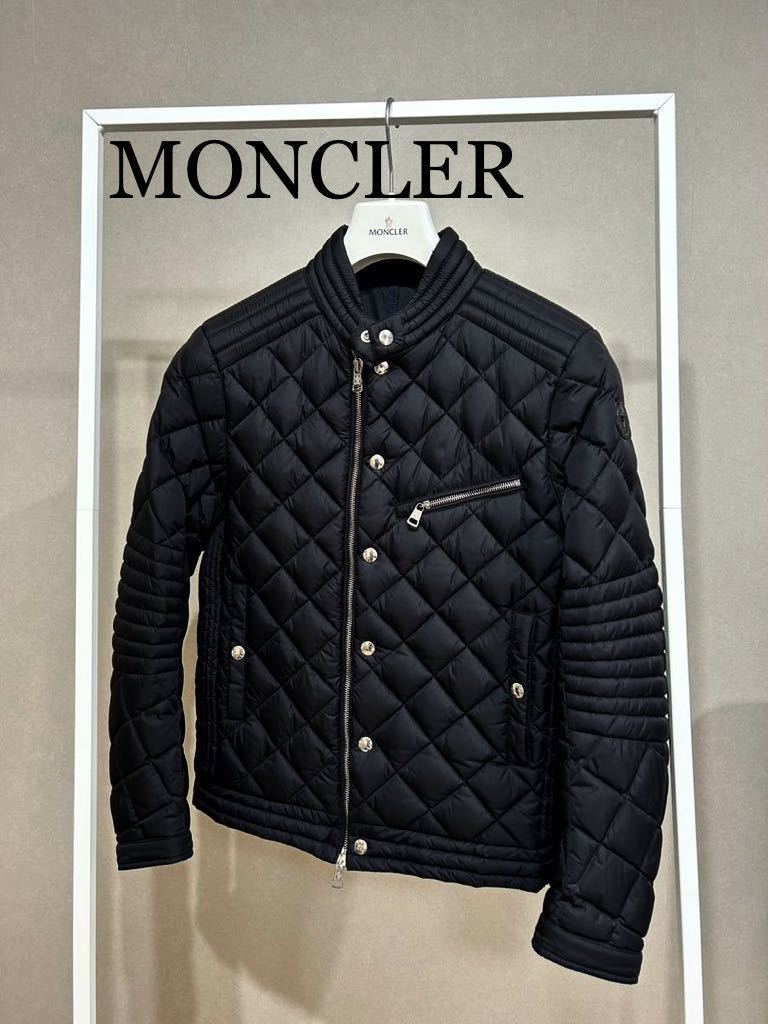 モンクレール MONCLER FRED ライダース ブラック0 超美品 正規品 