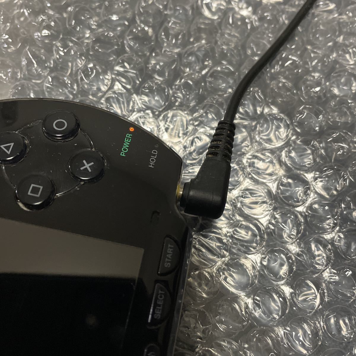 1円〜 PSP-1000 本体のみ プレイステーションポータブル ブラック SONY ソニー 初期化済 PlayStation Portable バッテリー有_画像9